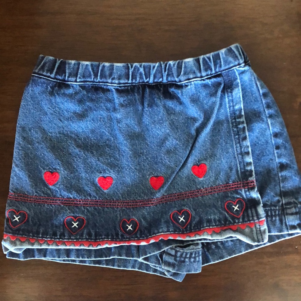 faded glory infant jean skort